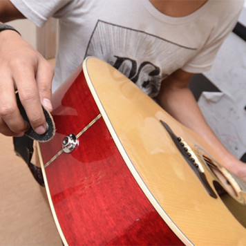 Установка пуговиц стреплоков с отделкой