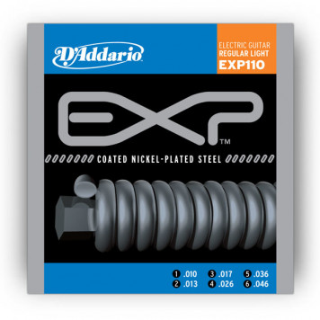 Струны для электрогитары D'ADDARIO EXP110