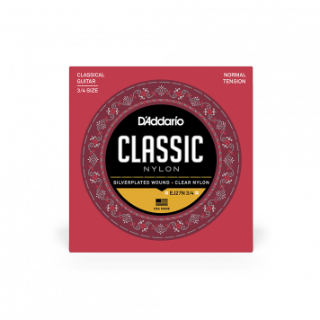 Струны для классической гитары D'ADDARIO EJ27N 3/4