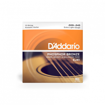 Струны для акустической гитары D'ADDARIO EJ41