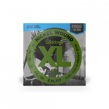 Струны для электрогитары D'ADDARIO EXL117