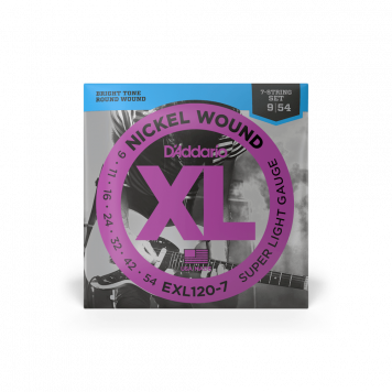 Струны для электрогитары D'ADDARIO EXL120-7