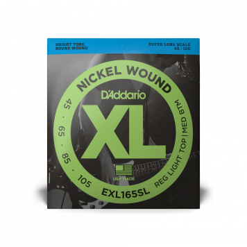 Струны для бас-гитары D'ADDARIO EXL165SL