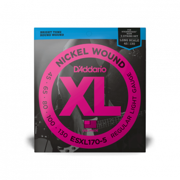 Струны для бас-гитары D'ADDARIO EXL170-5