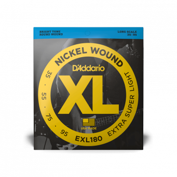 Струны для бас-гитары D'ADDARIO EXL180
