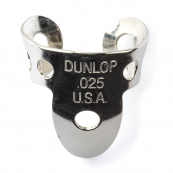 Медиатор-коготь DUNLOP 33-025 NICKEL SILVER FINGER & THUMBPICKS.025 IN