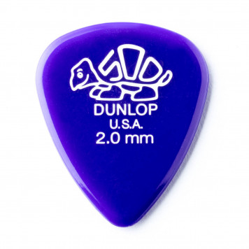 Медиатор DUNLOP 41-200 DELRIN 500 PICK 2.0MM