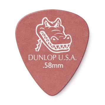 Медиатор DUNLOP 417-058 GATOR GRIP PICK.58MM