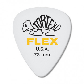 Медиатор DUNLOP 428-073 TORTEX FLEX STANDARD PICK.73MM