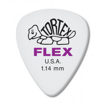 Медиатор DUNLOP 428-114 TORTEX FLEX STANDARD PICK 1.14M