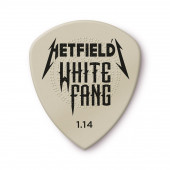 DUNLOP PH122-114 HETFIELD'S WHITE FANG CUSTOM FLOW PICK 1.14MM
