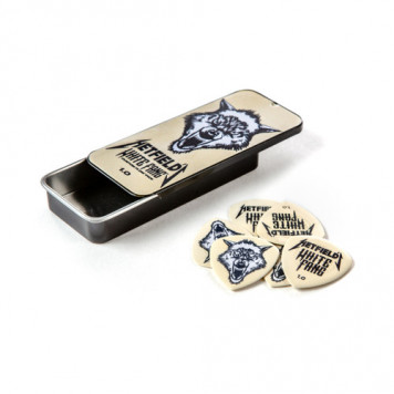 Медиаторы DUNLOP PH122T100 HETFIELD'S WHITE FANG PICK TIN 1.00MM