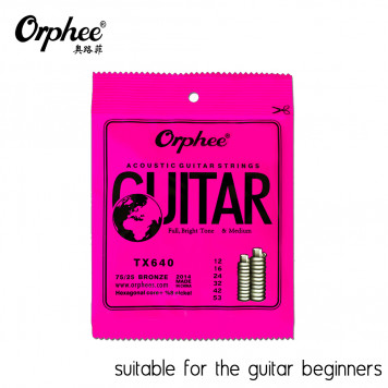 Струны для акустической гитары ORPHEE TX640