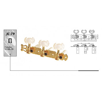 Механизм колковый SOLID JC-79-GD
