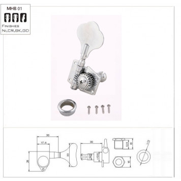 Механизм колковый SOLID MHB 01-CR L