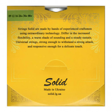 Струны для акустической гитары SOLID GB0946-1