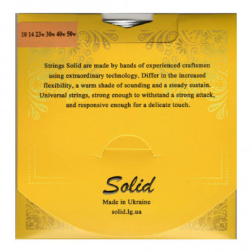 Струны для акустической гитары SOLID GB1050-1