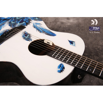 Электро-акустическая гитара TYMA V-3 PLUME-1