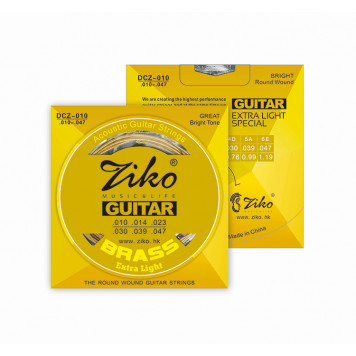 Струны для акустической гитары ZIKO DCZ-010
