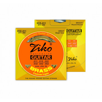 Струны для акустической гитары ZIKO DCZ-011