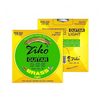 Струны для акустической гитары ZIKO DCZ-012