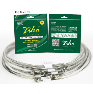 Струны для электрогитары ZIKO DEG-009